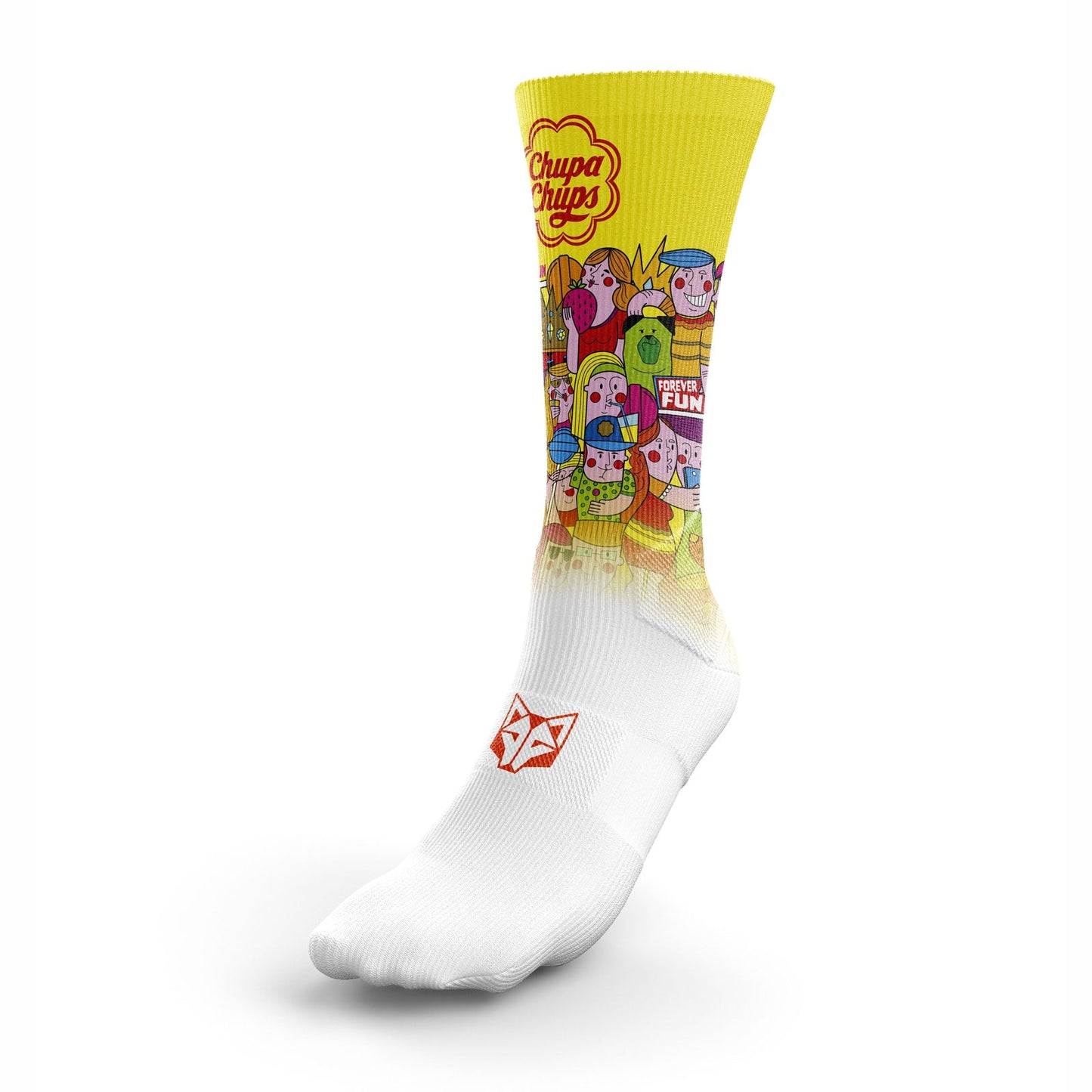 Medias Sublimados de Corte Alto Chupa Chups Forever Fun