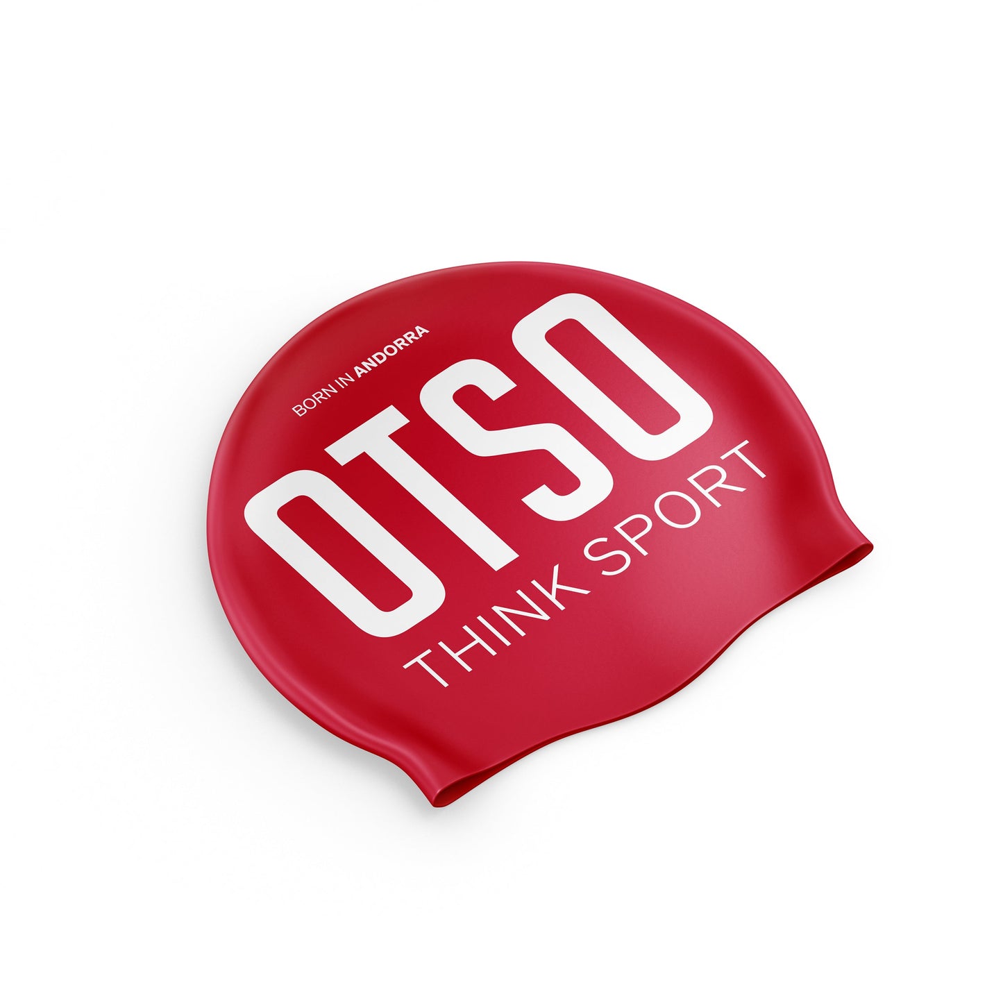 Gorro de Natación Red & White