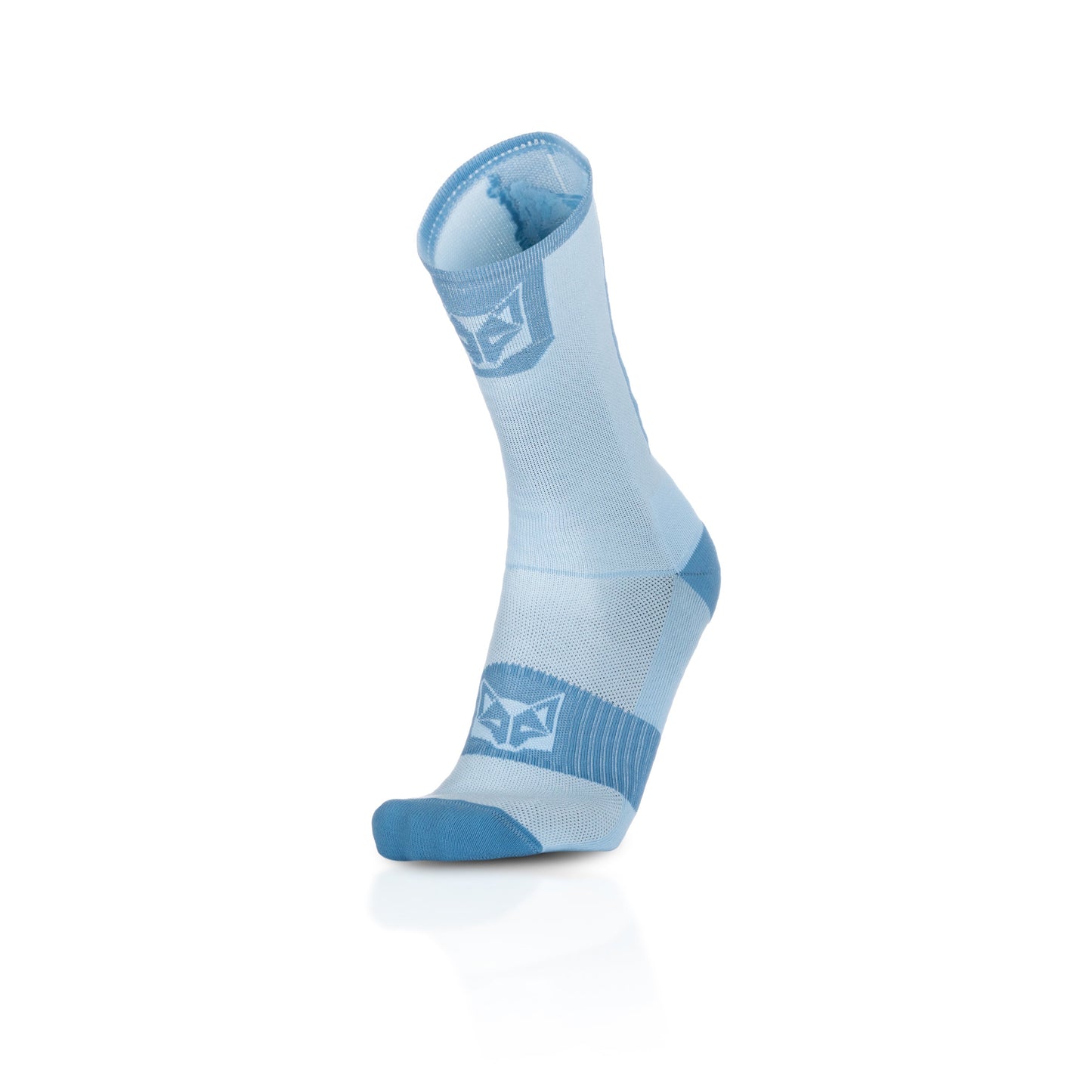 Medias de Ciclismo de Corte Alto Turquoise & Steel Blue