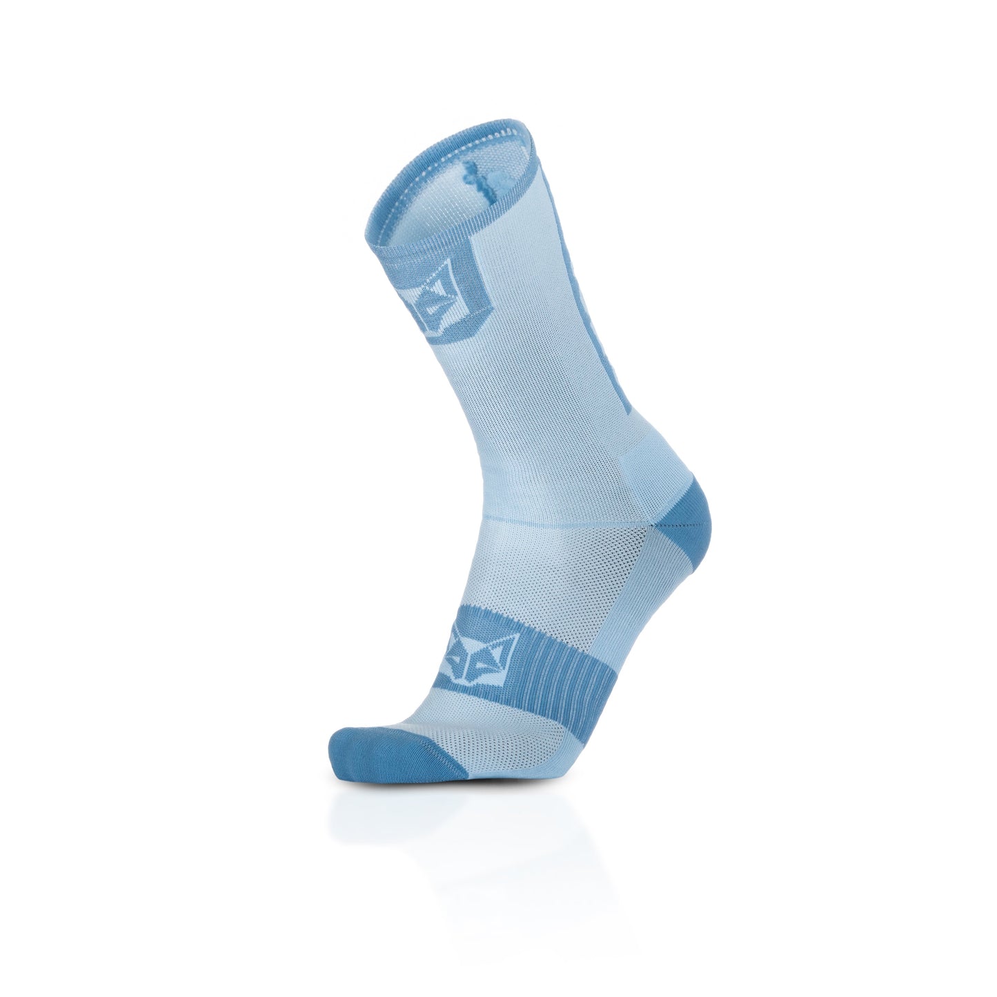 Medias de Ciclismo de Corte Alto Turquoise & Steel Blue