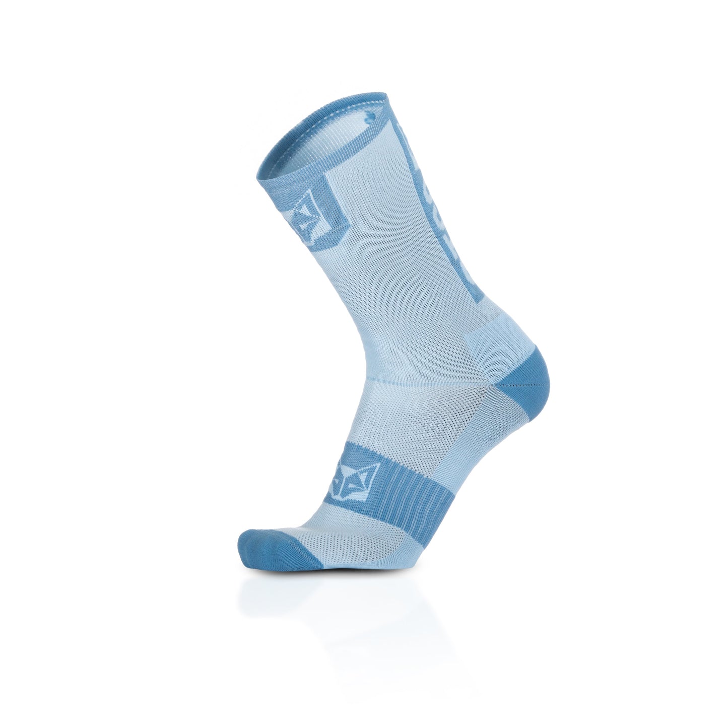 Medias de Ciclismo de Corte Alto Turquoise & Steel Blue