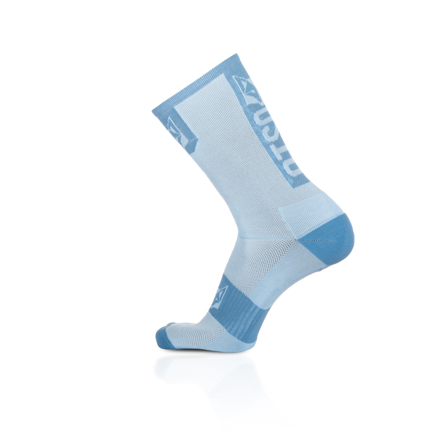 Medias de Ciclismo de Corte Alto Turquoise & Steel Blue