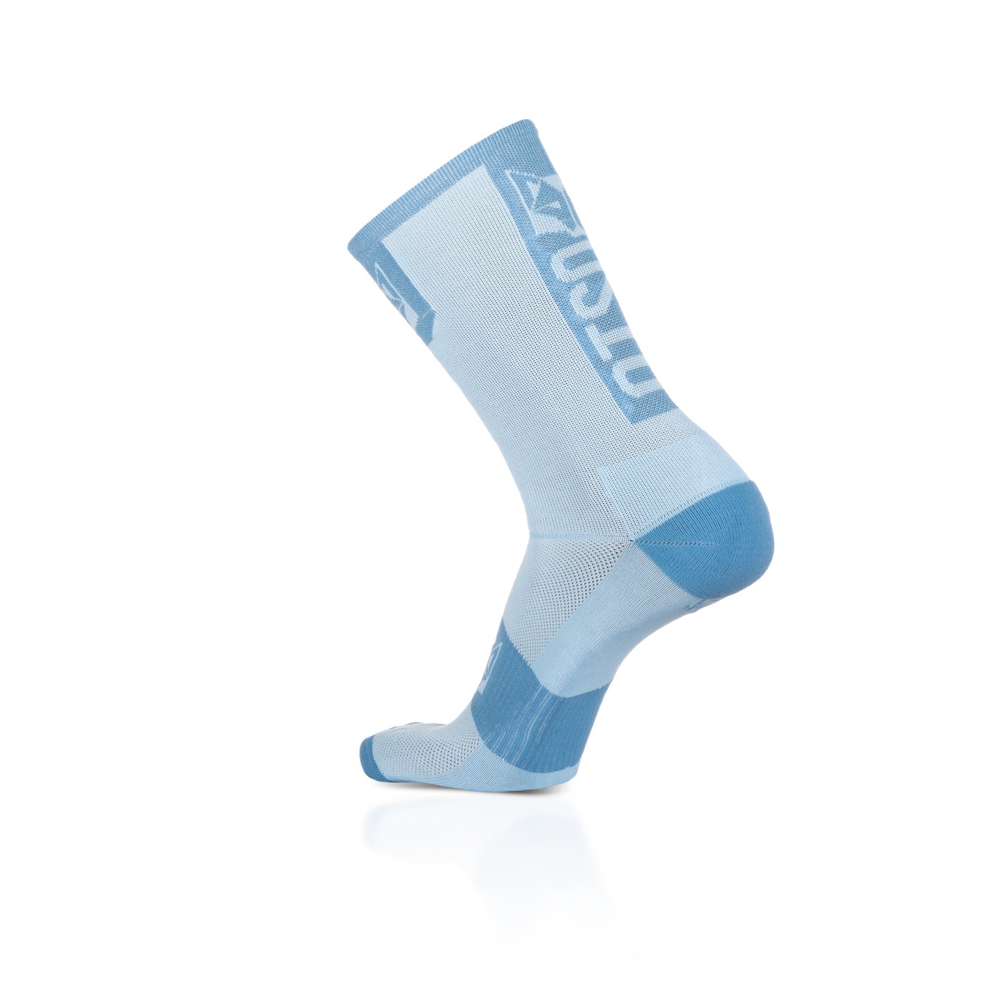 Medias de Ciclismo de Corte Alto Turquoise & Steel Blue