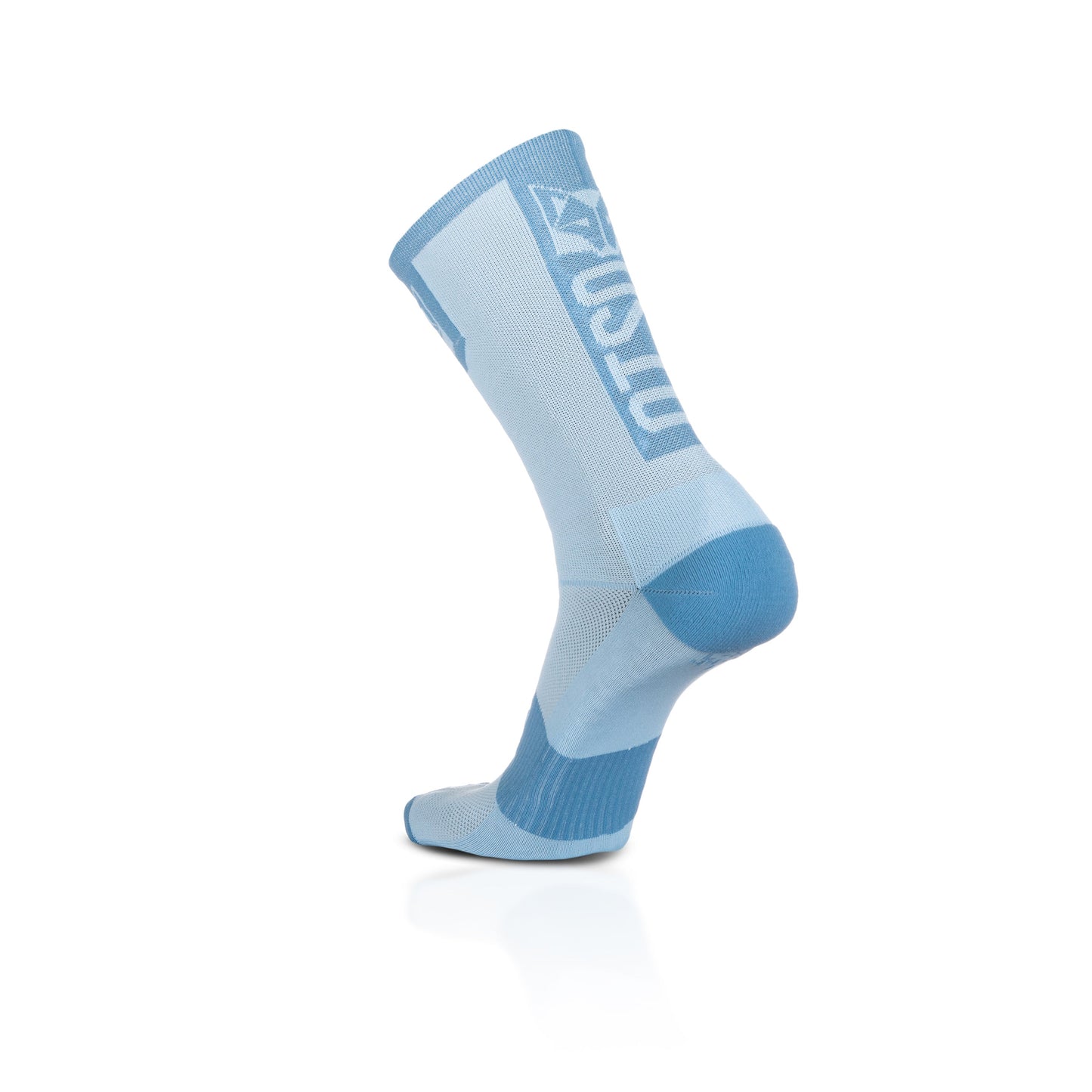 Medias de Ciclismo de Corte Alto Turquoise & Steel Blue