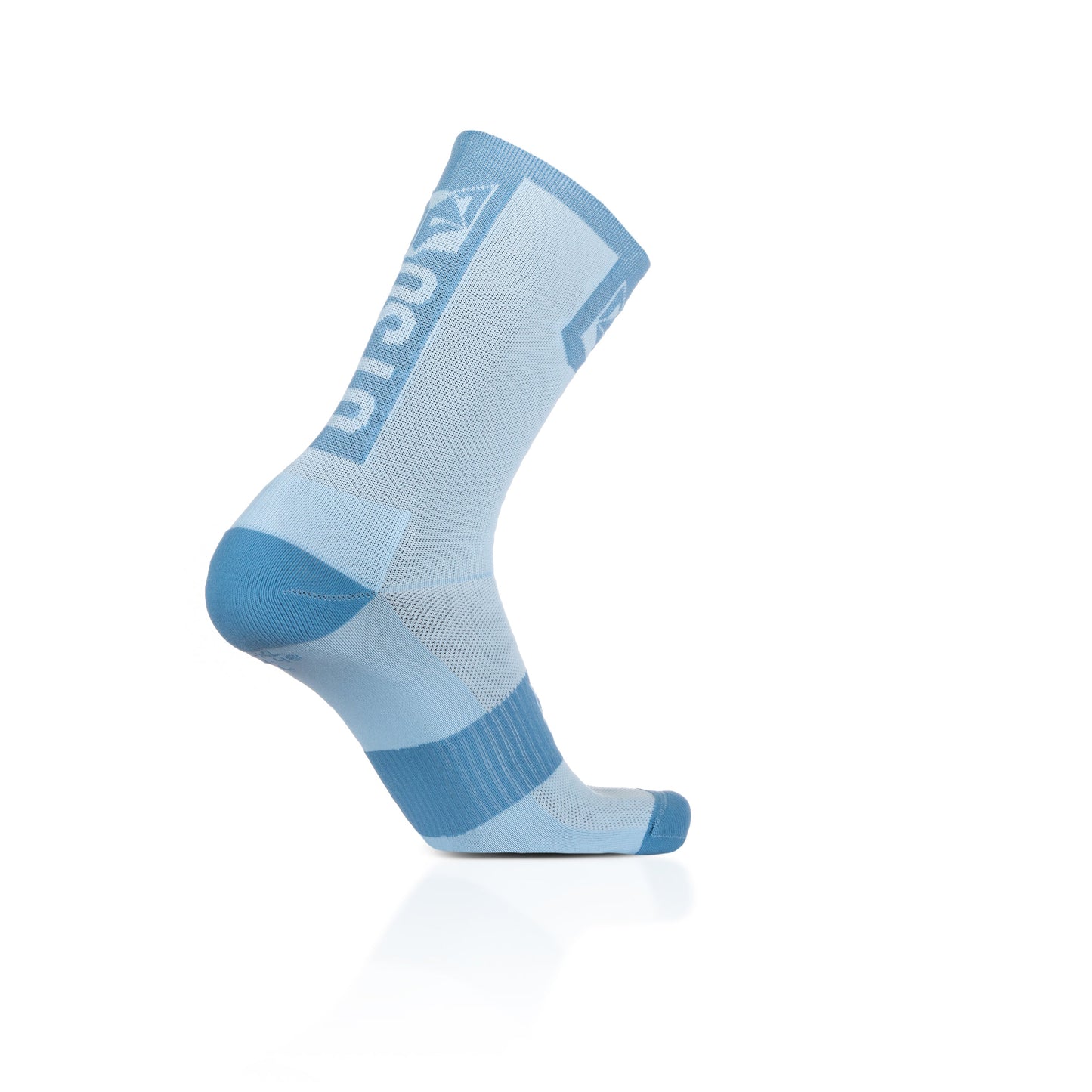 Medias de Ciclismo de Corte Alto Turquoise & Steel Blue