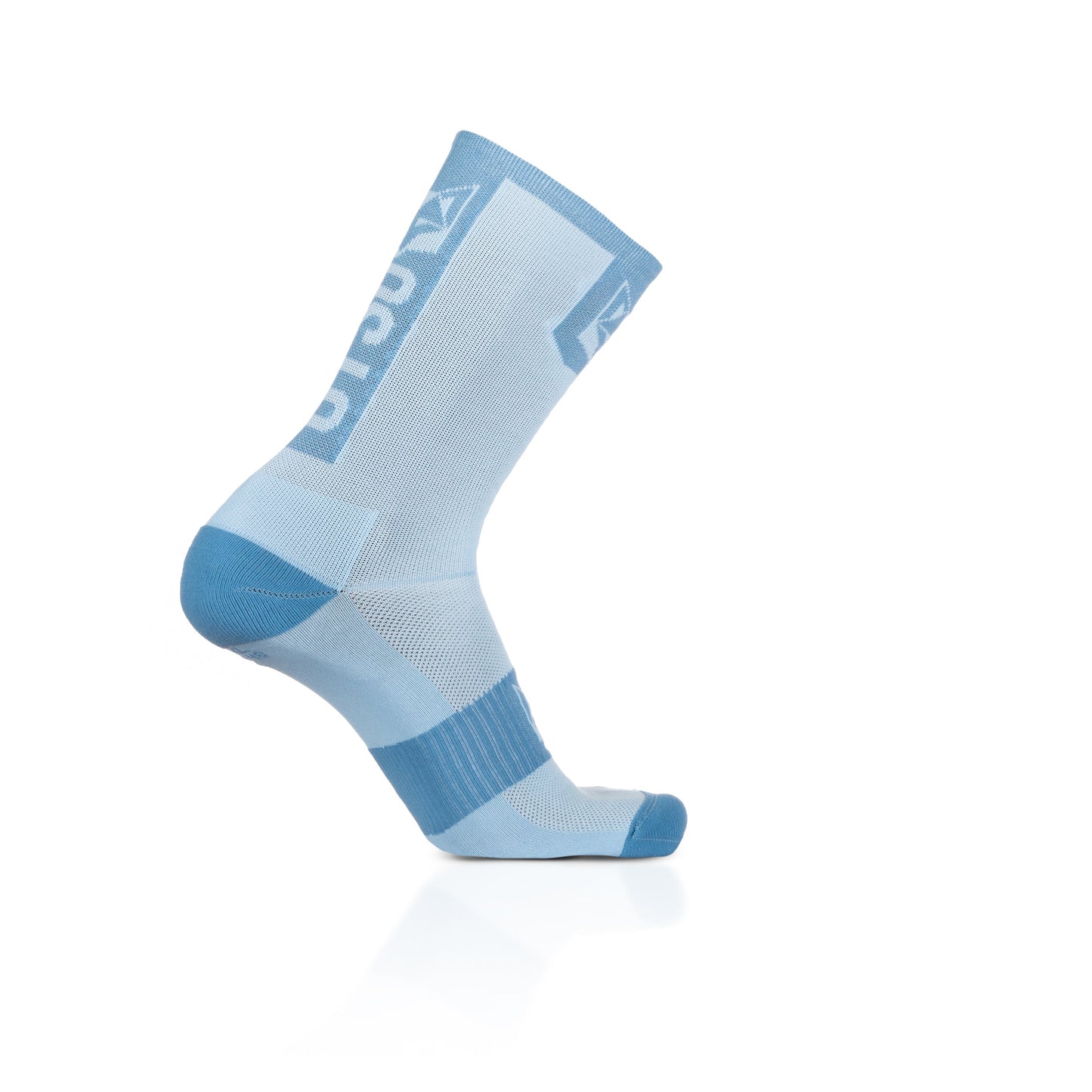 Medias de Ciclismo de Corte Alto Turquoise & Steel Blue