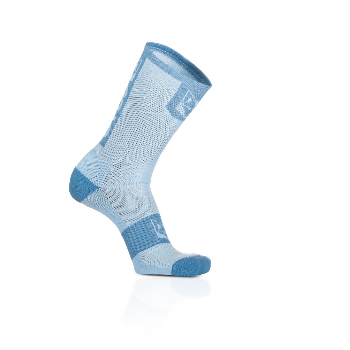 Medias de Ciclismo de Corte Alto Turquoise & Steel Blue