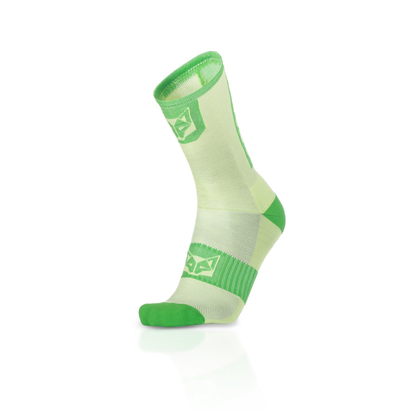 Medias de Ciclismo de Corte Alto Green Lime & Green Apple (Outlet)