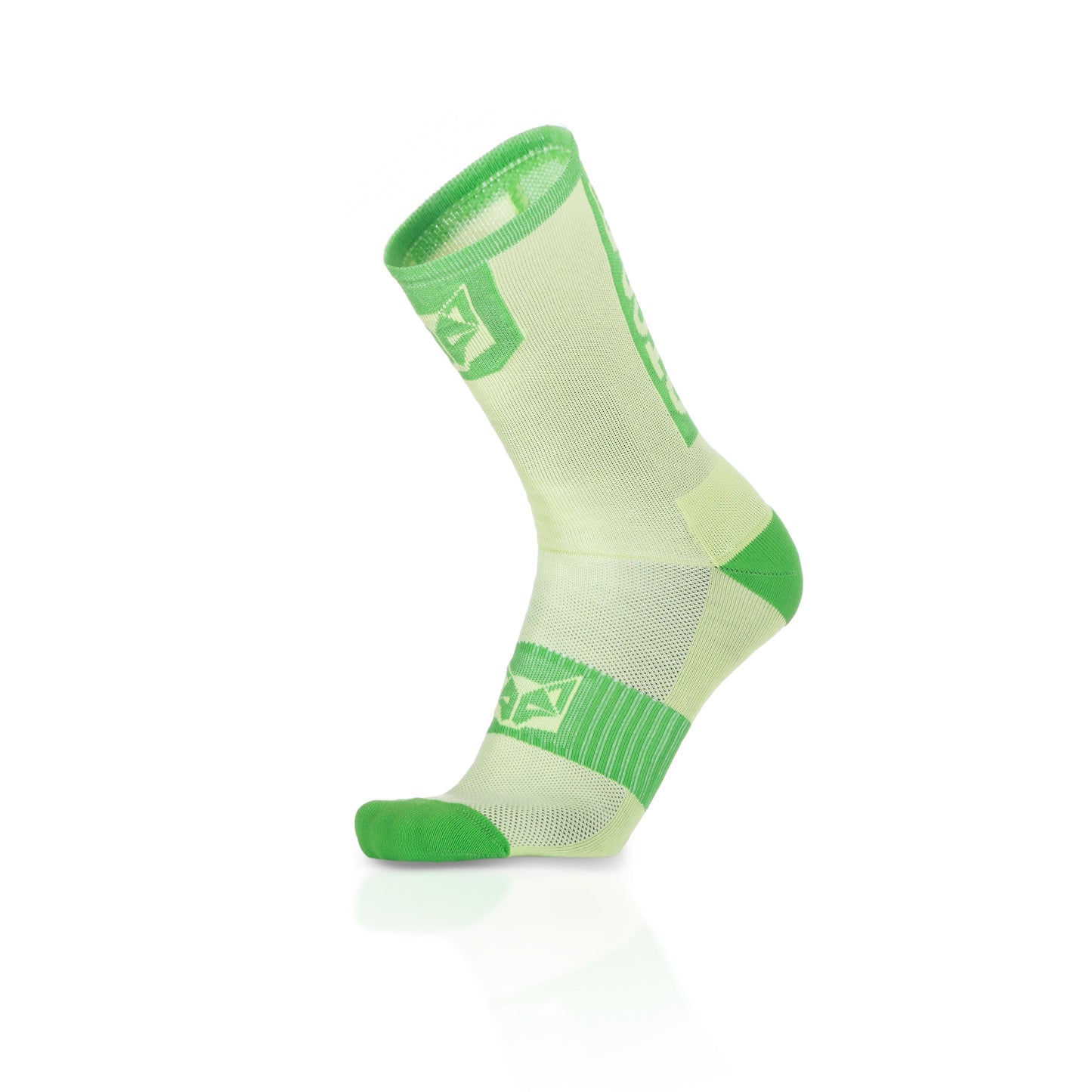 Medias de Ciclismo de Corte Alto Green Lime & Green Apple (Outlet)