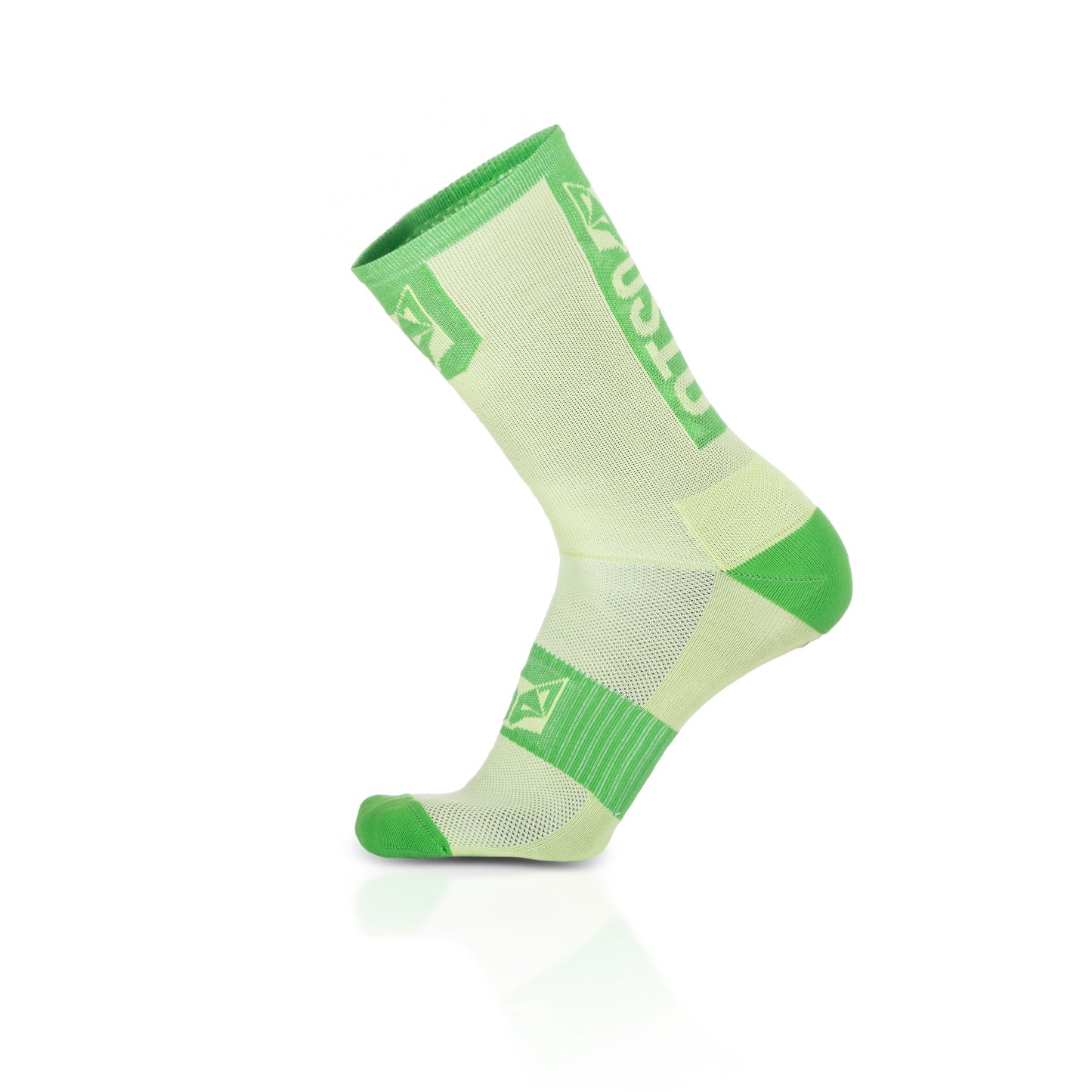 Medias de Ciclismo de Corte Alto Green Lime & Green Apple (Outlet)