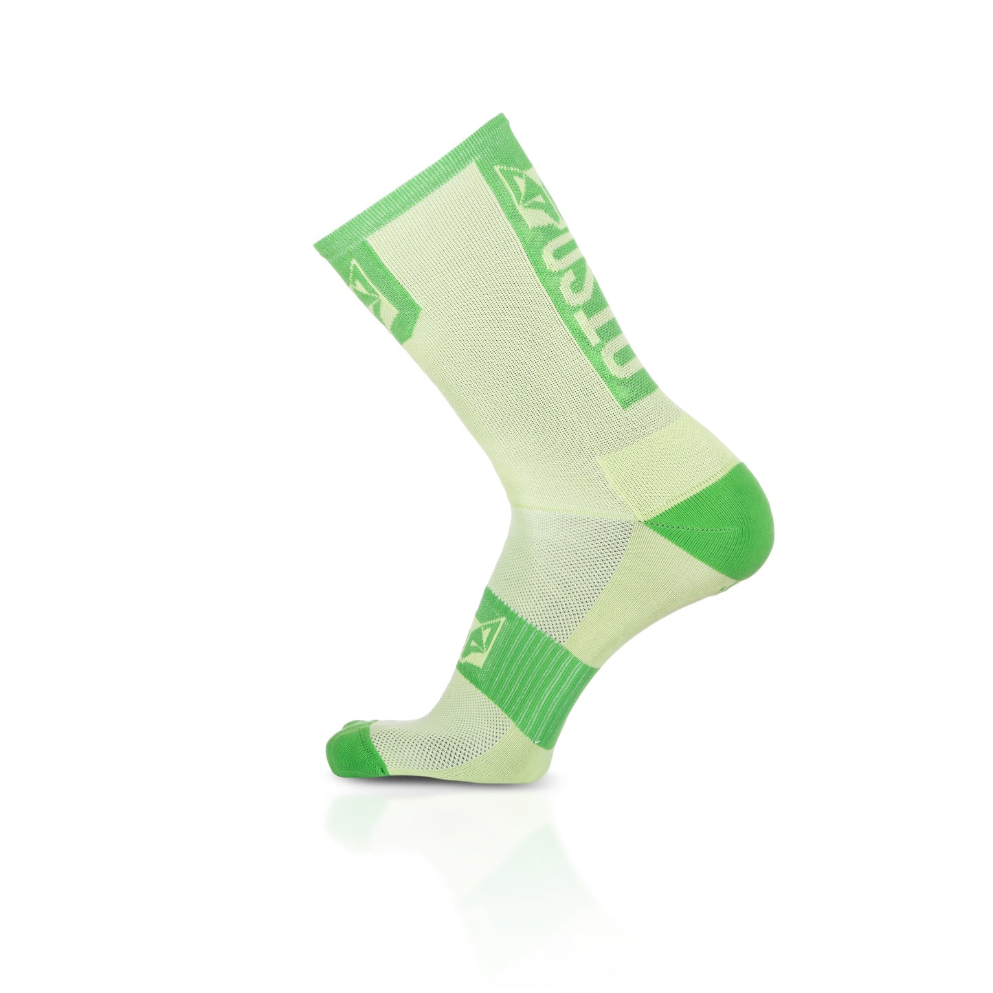 Medias de Ciclismo de Corte Alto Green Lime & Green Apple (Outlet)