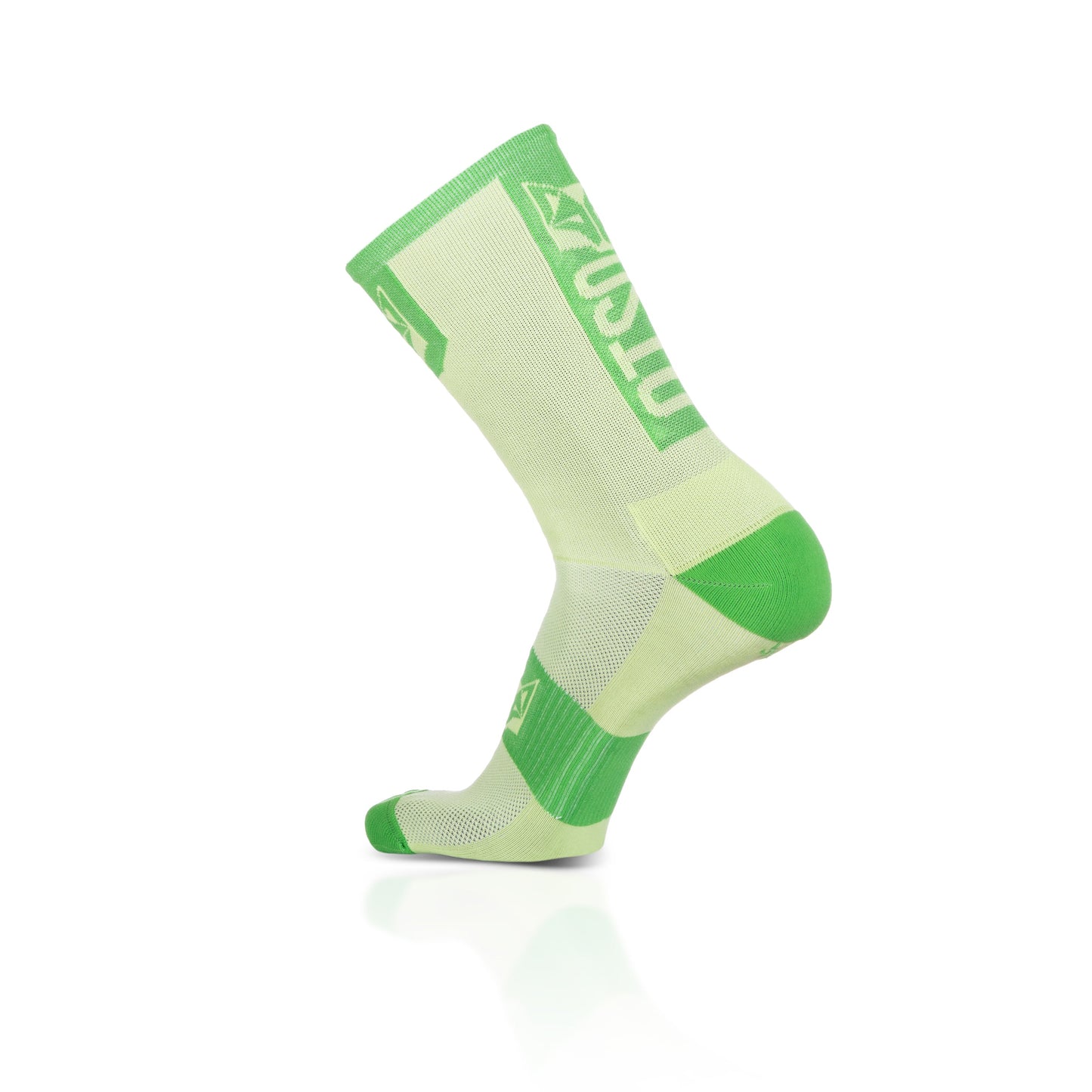 Medias de Ciclismo de Corte Alto Green Lime & Green Apple (Outlet)