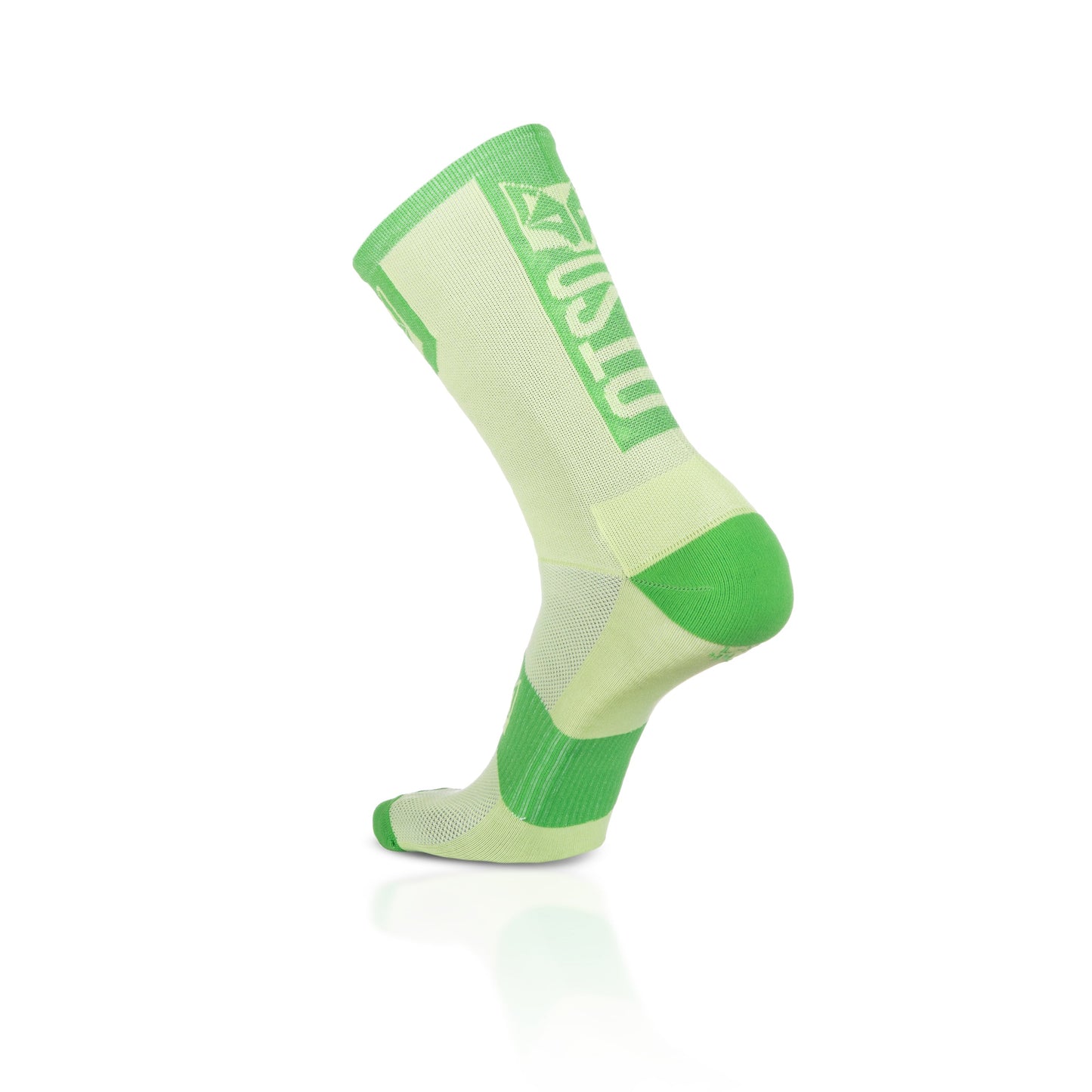 Medias de Ciclismo de Corte Alto Green Lime & Green Apple (Outlet)