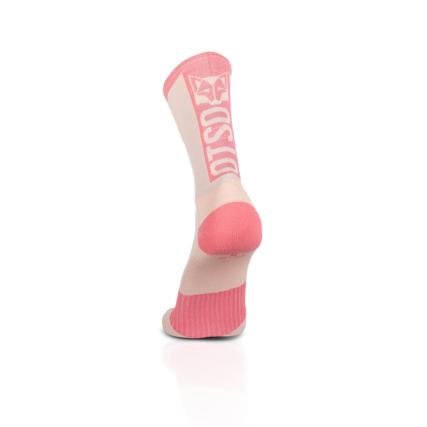 Medias de Ciclismo de Corte Alto Pink Coral & Pink Salmon