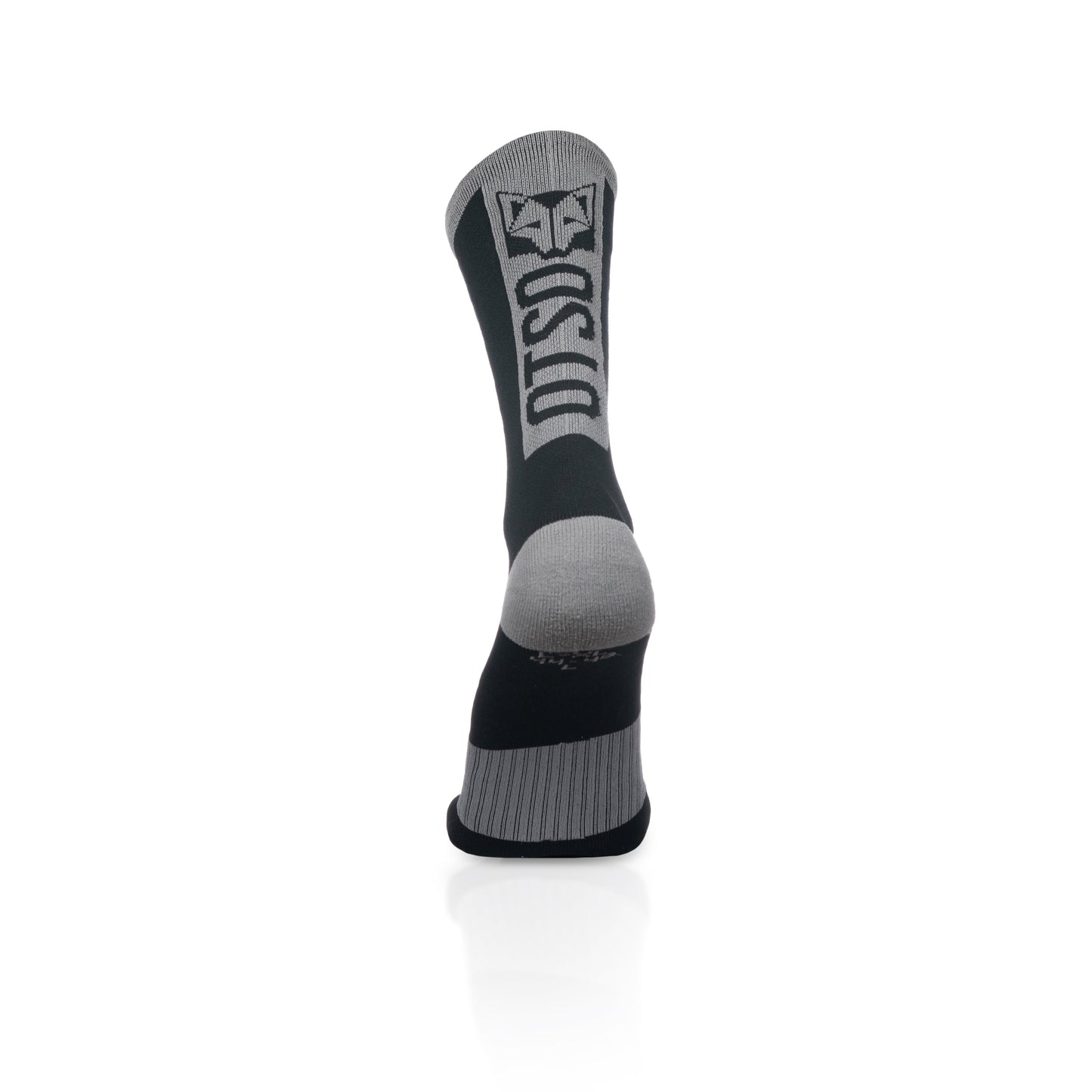 Medias de Ciclismo de Corte Alto Black & Silver Grey