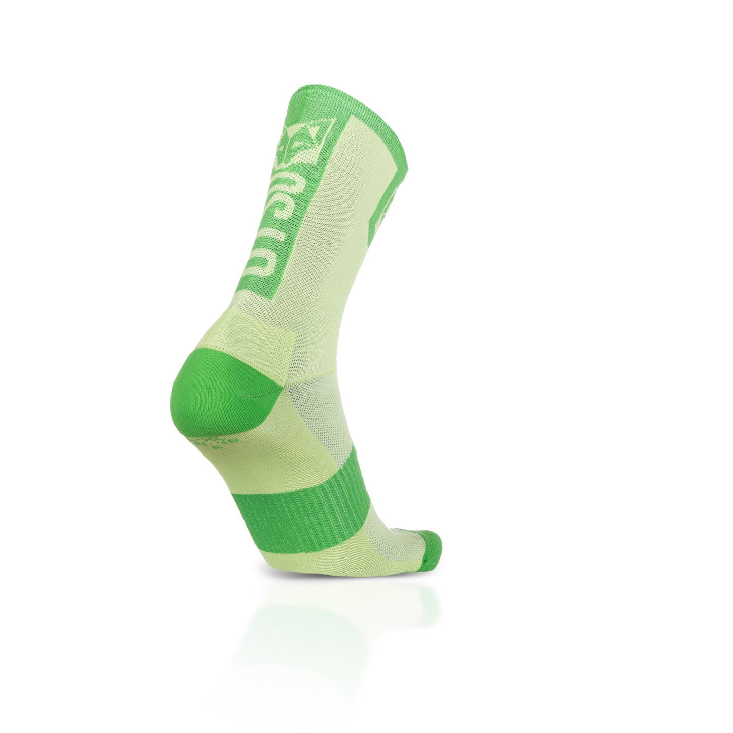 Medias de Ciclismo de Corte Alto Green Lime & Green Apple (Outlet)