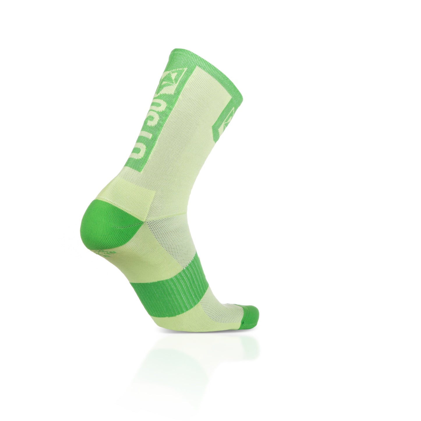 Medias de Ciclismo de Corte Alto Green Lime & Green Apple (Outlet)