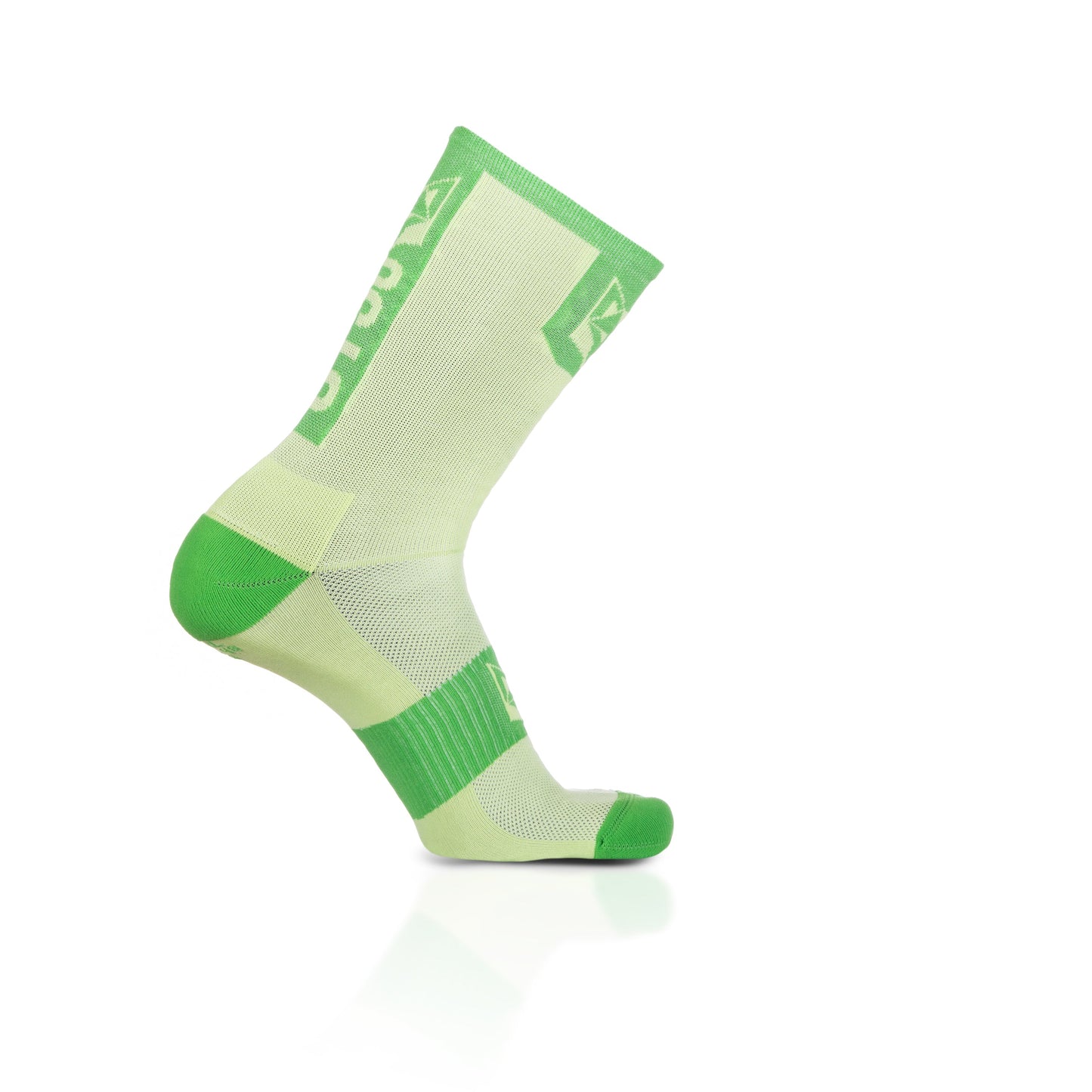 Medias de Ciclismo de Corte Alto Green Lime & Green Apple (Outlet)