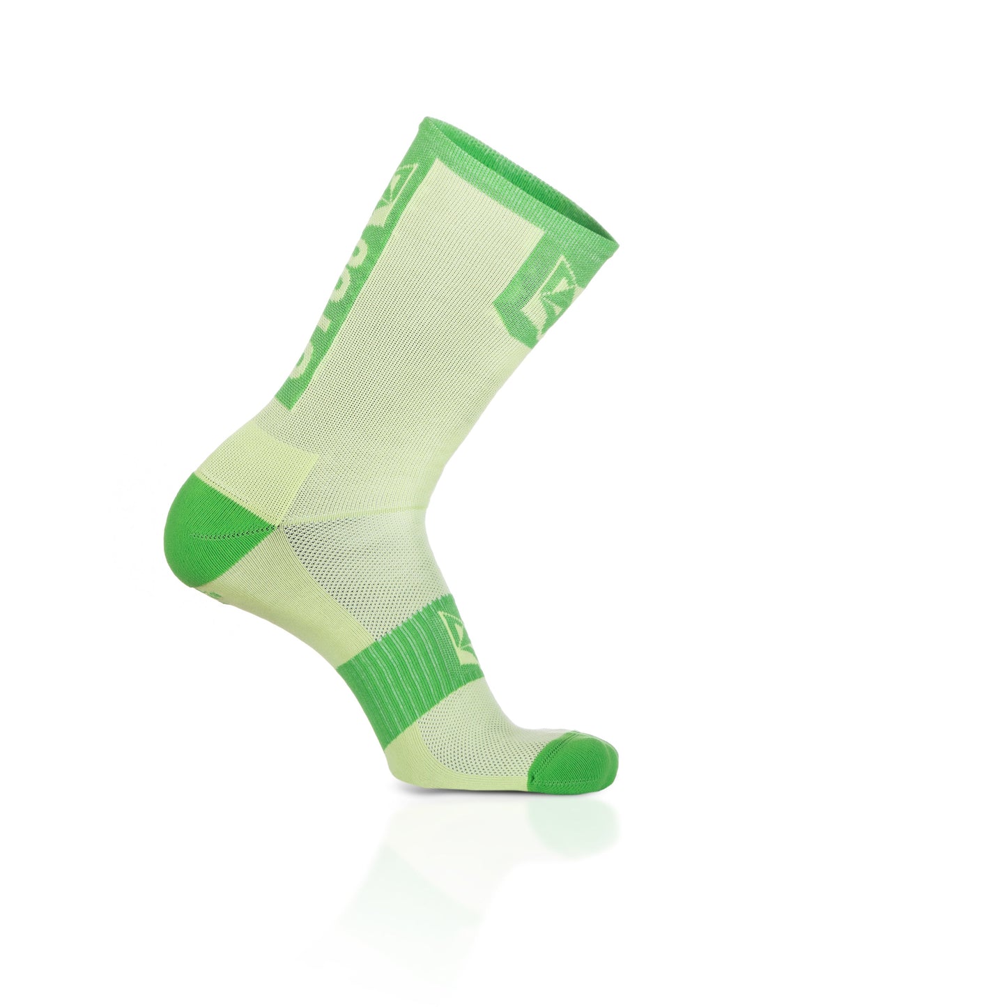 Medias de Ciclismo de Corte Alto Green Lime & Green Apple (Outlet)