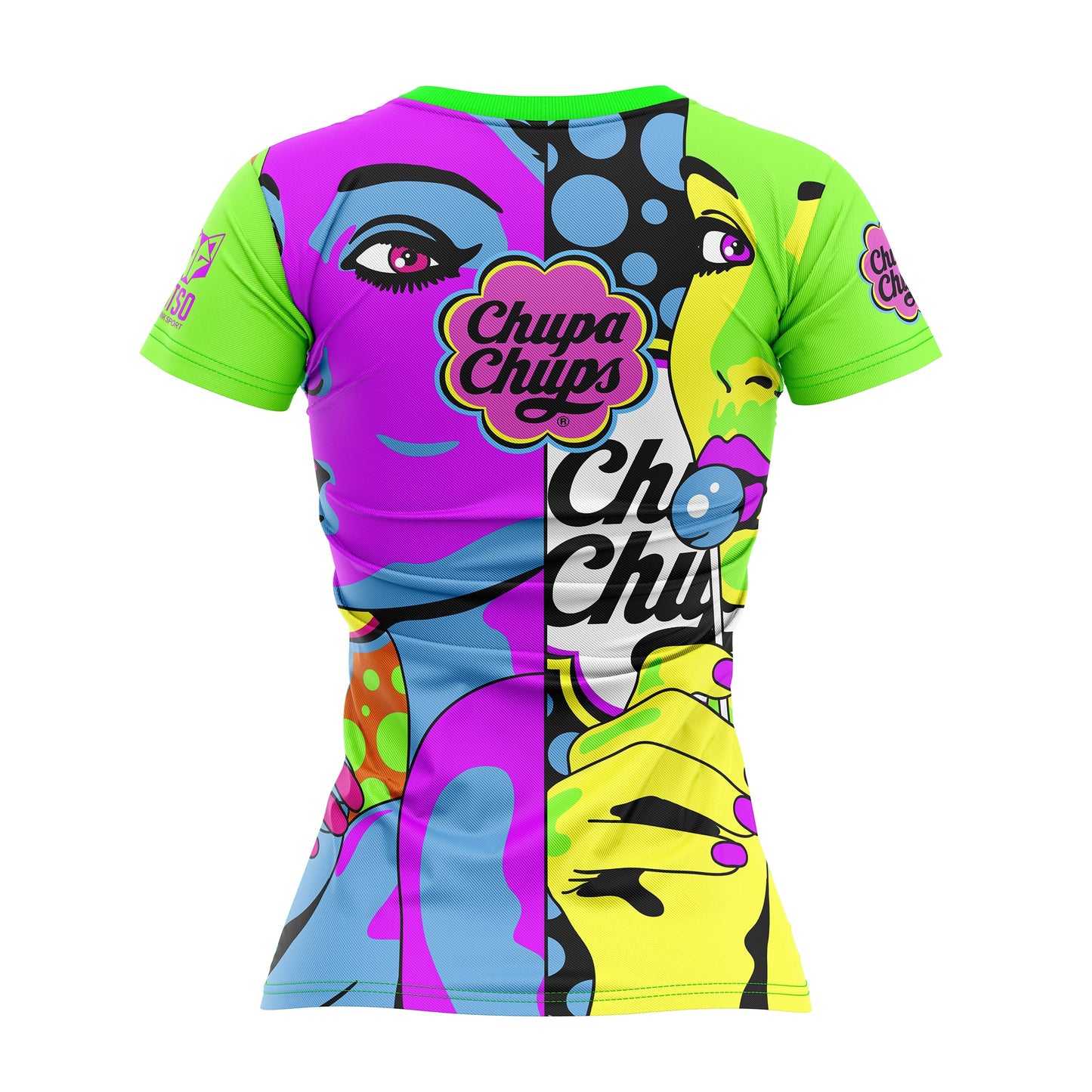Camiseta Manga Corta Mujer Chupa Chups Warhool