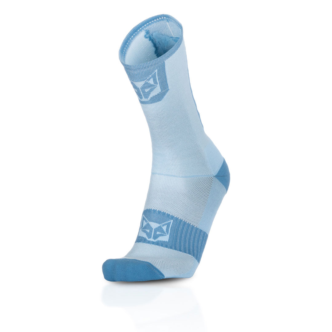 Medias de Ciclismo de Corte Alto Turquoise & Steel Blue