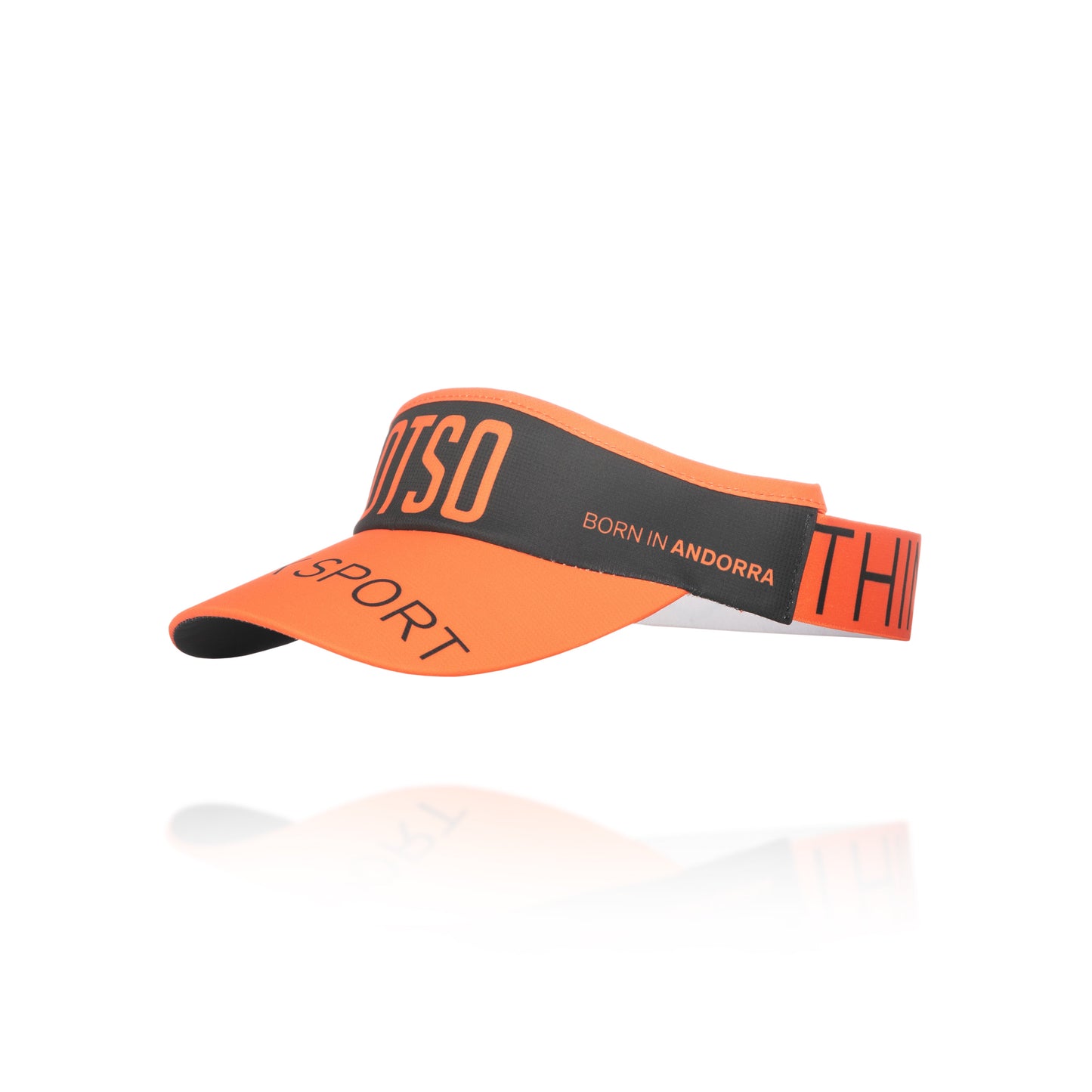 Visera Black & Fluo Orange