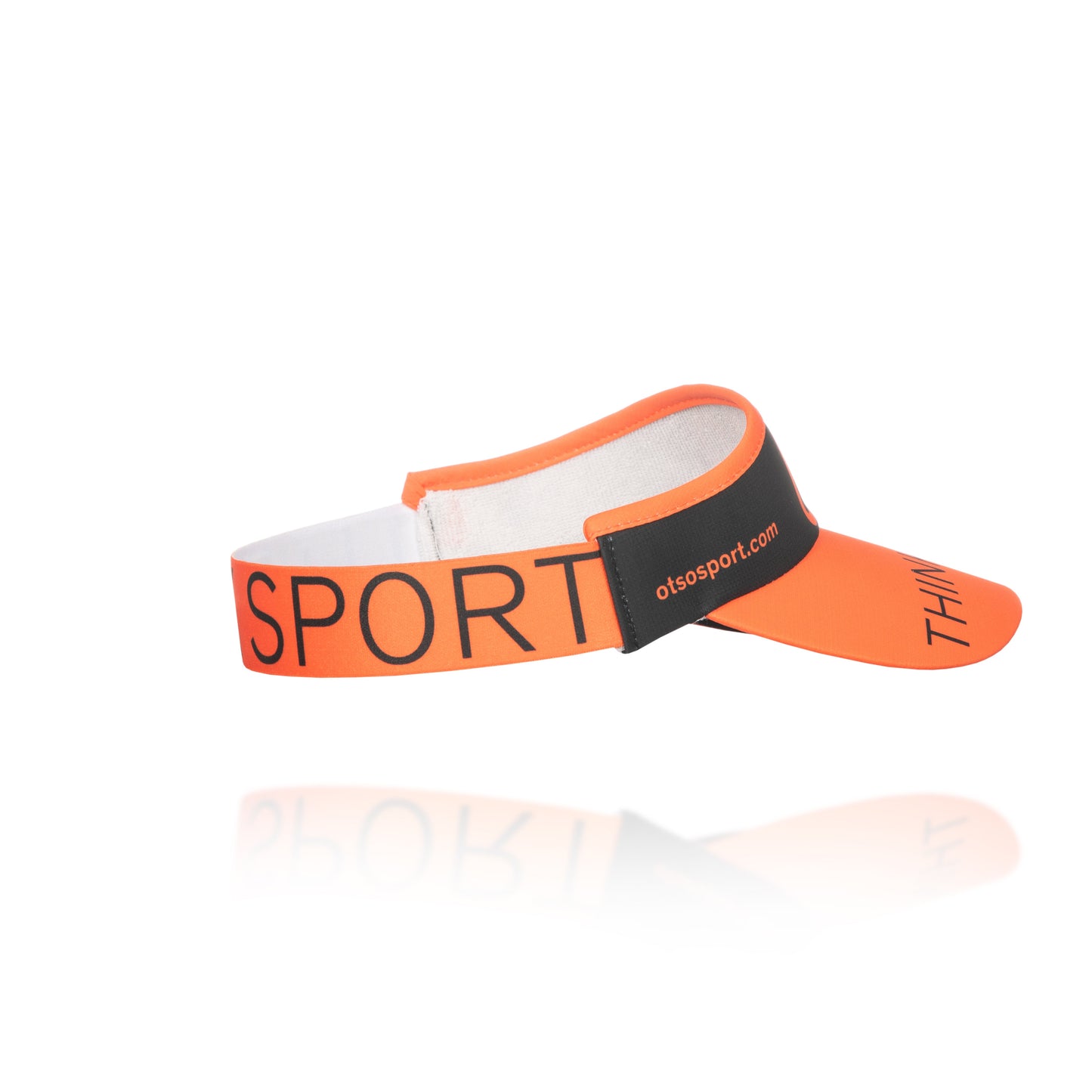 Visera Black & Fluo Orange