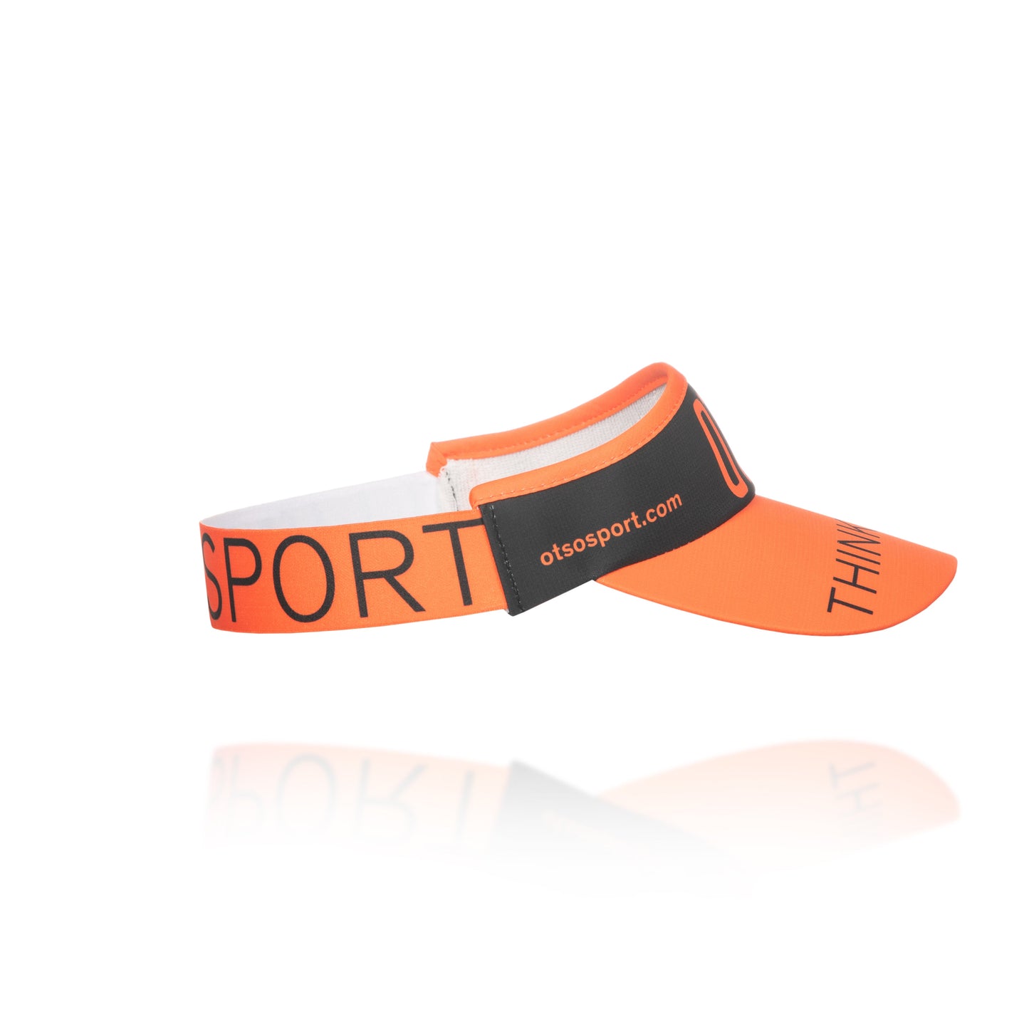 Visera Black & Fluo Orange