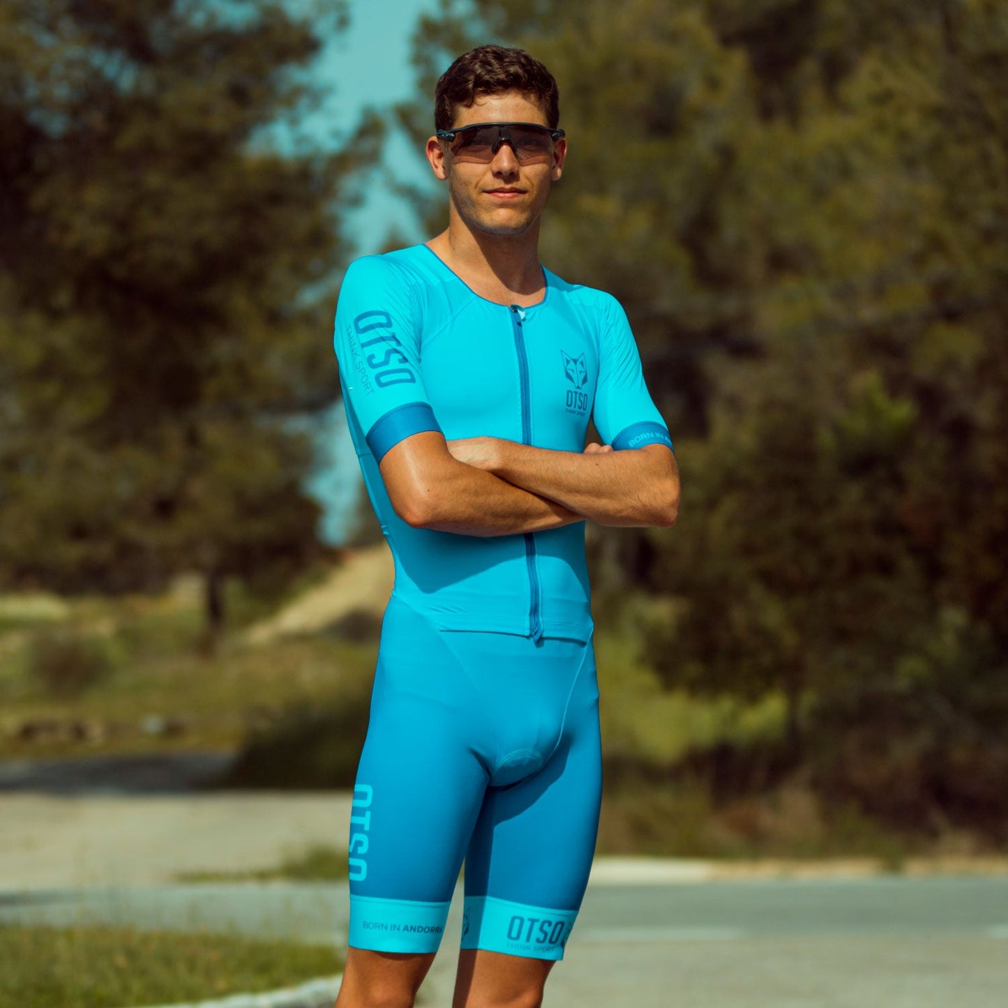 Tri Suit Hombre Light Blue & Electric Blue