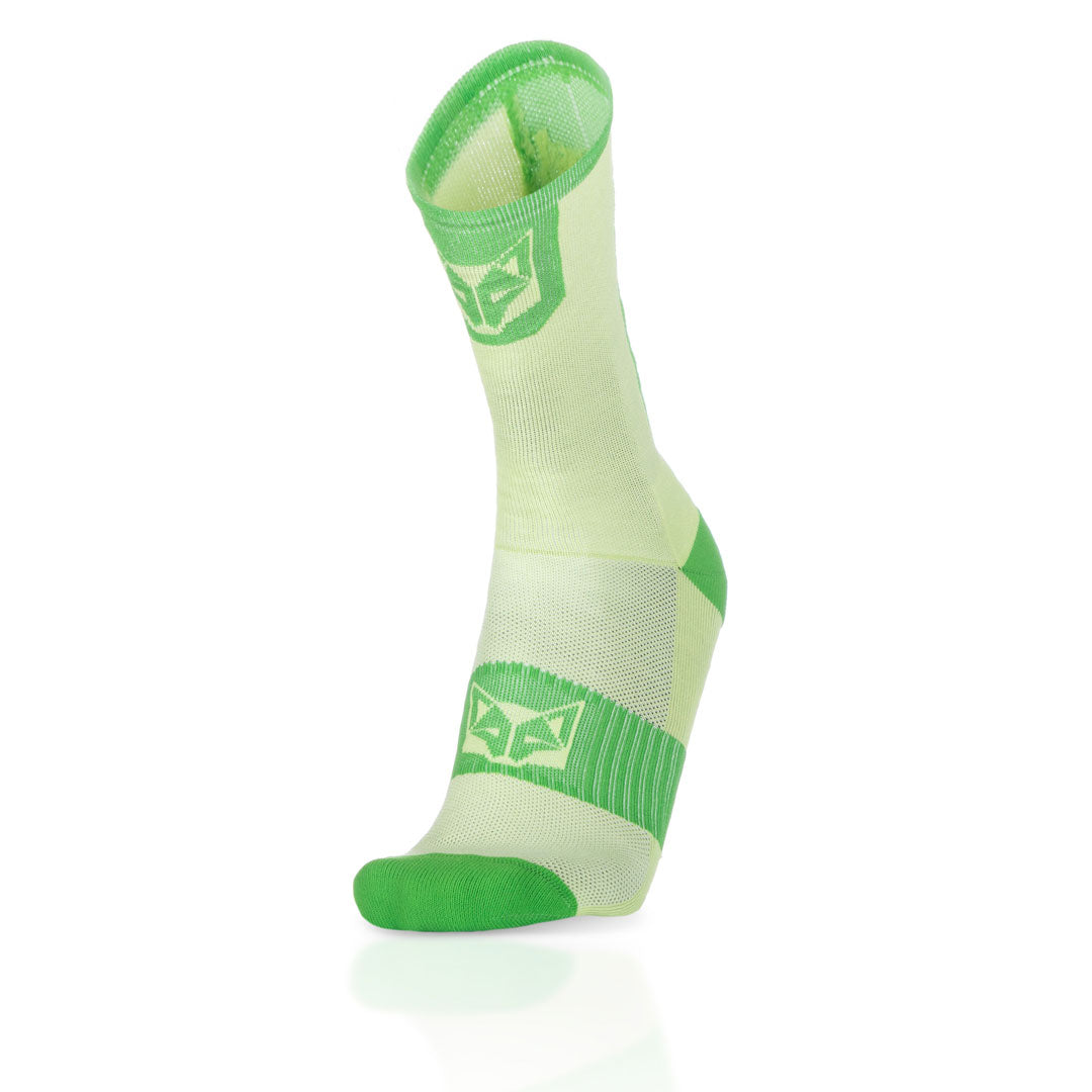 Medias de Ciclismo de Corte Alto Green Lime & Green Apple (Outlet)