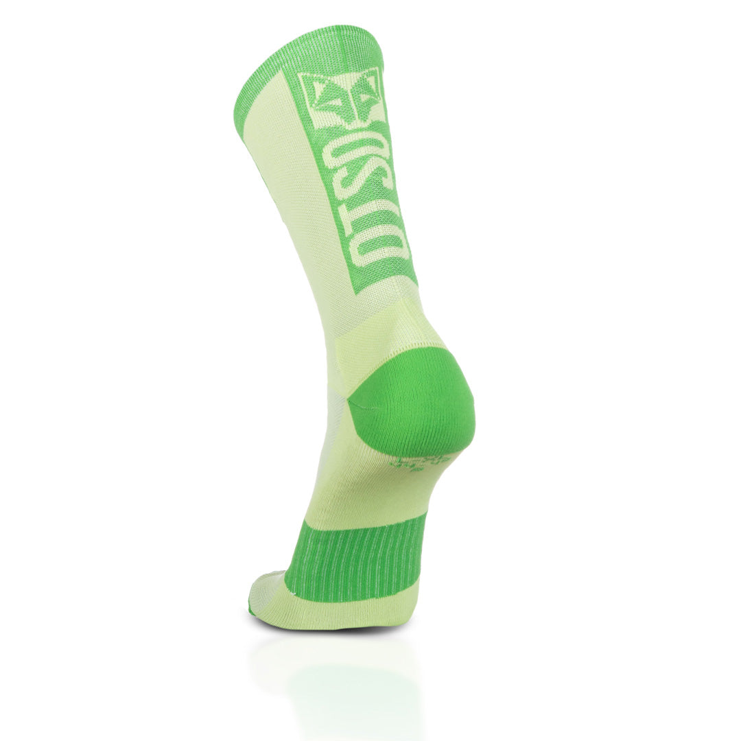 Medias de Ciclismo de Corte Alto Green Lime & Green Apple (Outlet)
