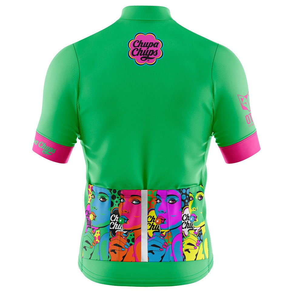 Jersey de Ciclismo Manga Corta Mujer Chupa Chups Warhool