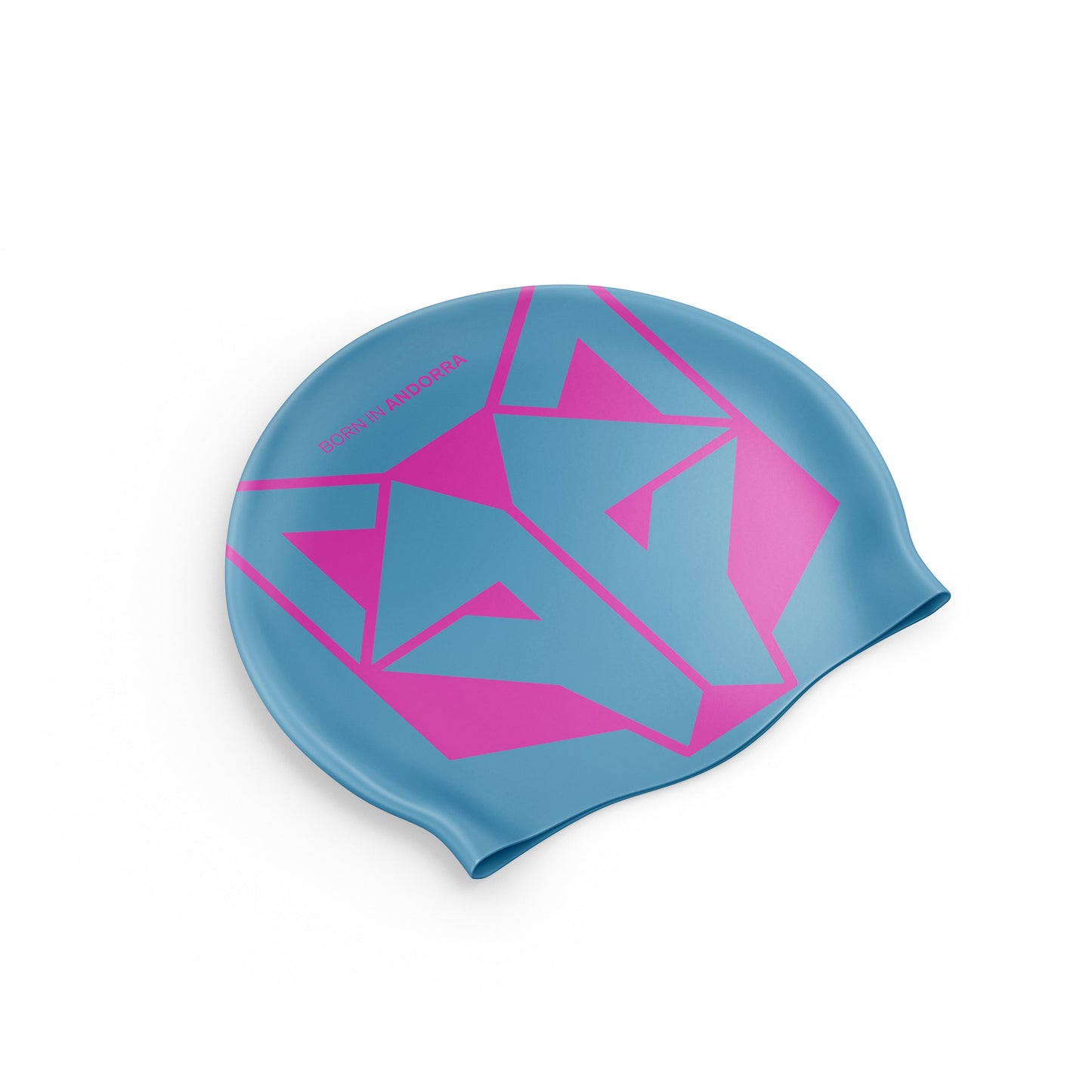 Gorro de Natación Light Blue & Fluo Pink