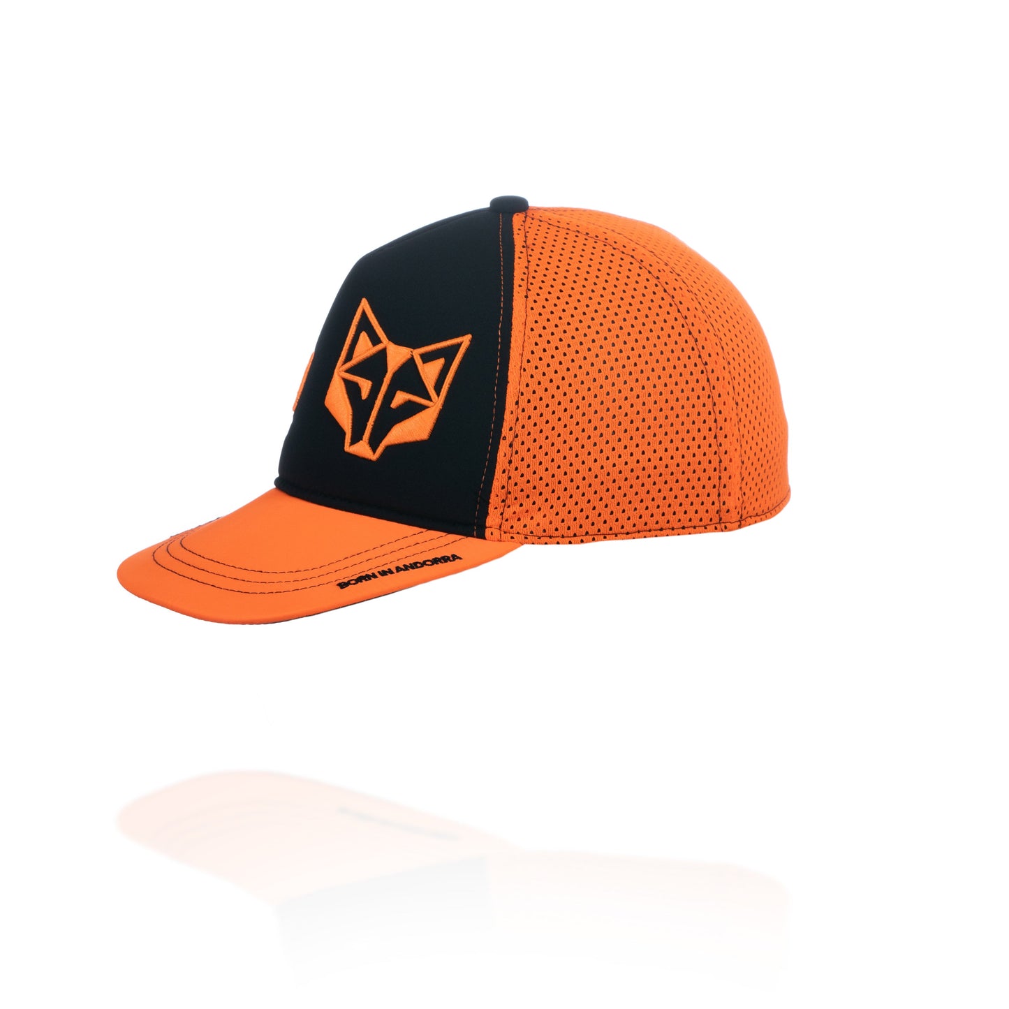 Gorra Snapback Black & Fluo Orange