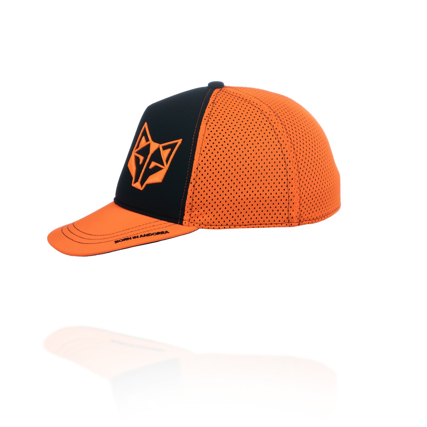 Gorra Snapback Black & Fluo Orange