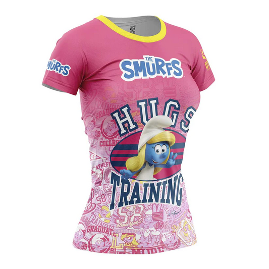 Camiseta Manga Corta Mujer Smurfs Hugs