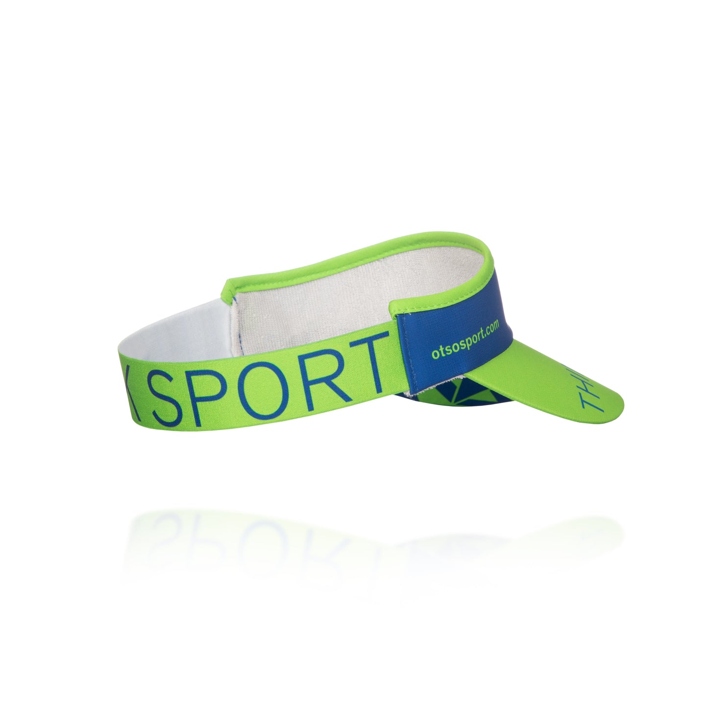 Visera Electric Blue & Fluo Green