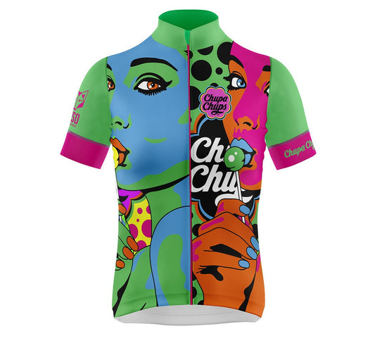 Jersey de Ciclismo Manga Corta Mujer Chupa Chups Warhool